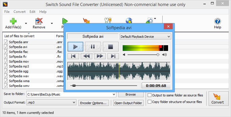 switch sound file converter mac