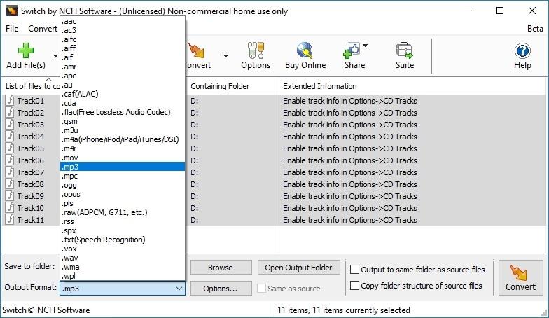 Switch Audio File Converter Software Review